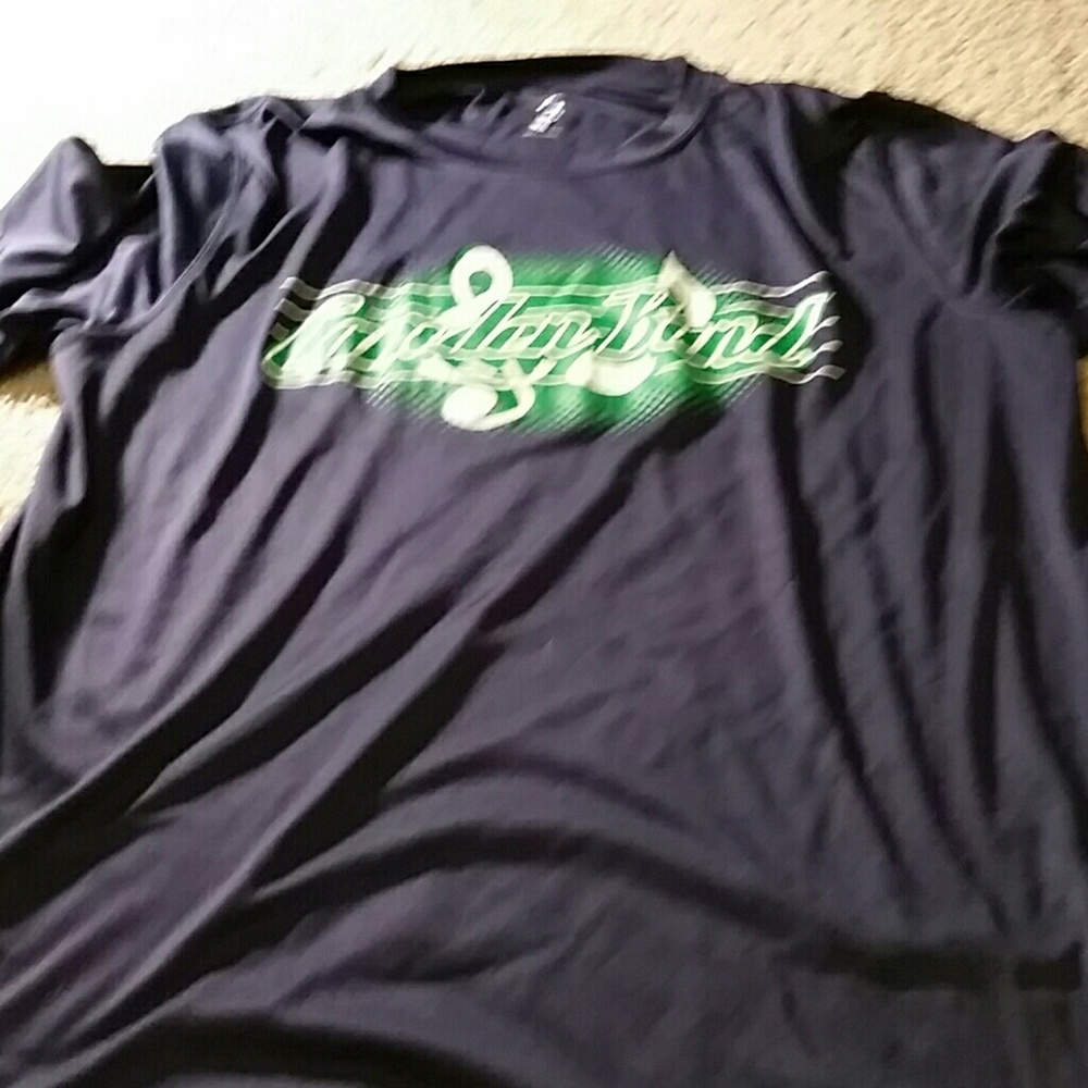 Dark blue band shirt